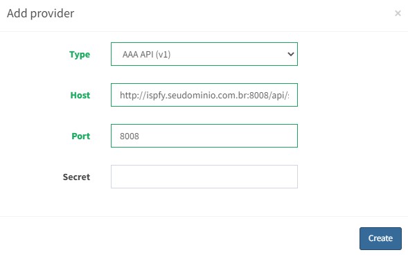 Adicionar provider na CDN TV