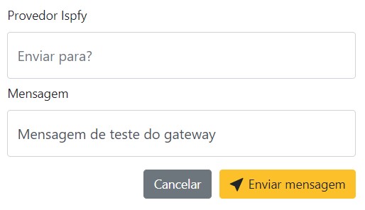 Enviar mensagem de teste no Telegram.